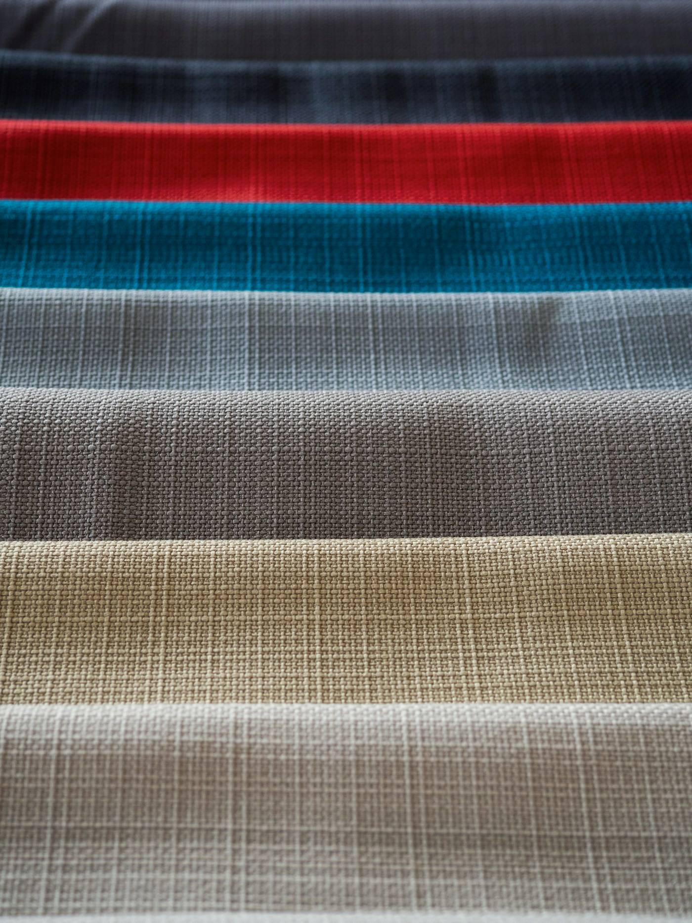 Curtain fabric rolls in various colours and textures available wholesale